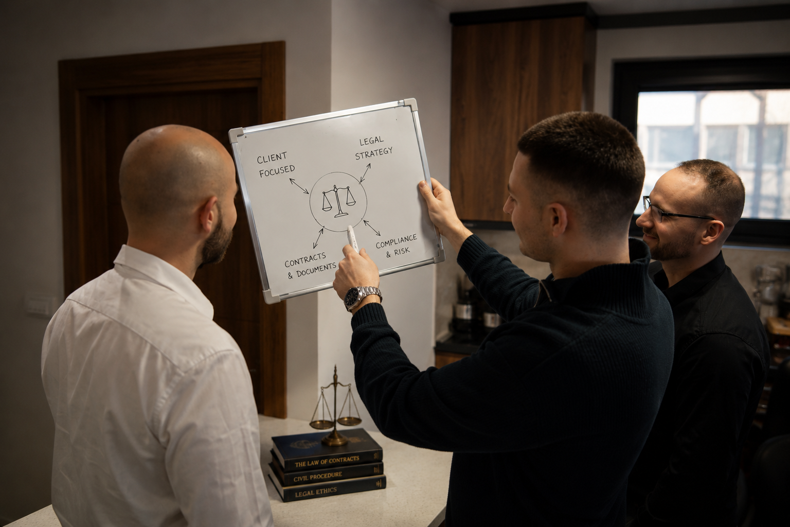 Santos team mapping a legal strategy